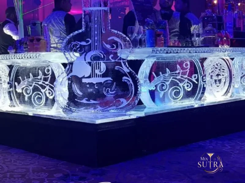 cutomised island 40 ft ice bar