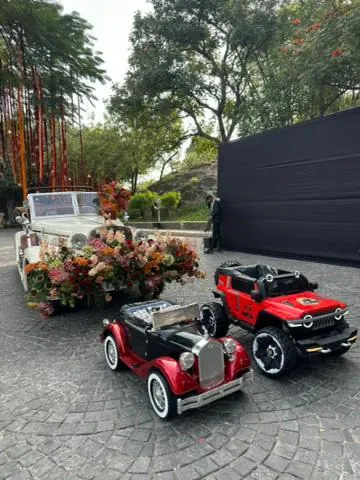 baraat concept - miniatures bucket & flask moving with baraatis